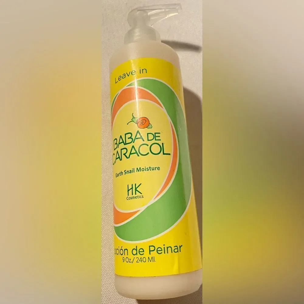 🏖️ BaBa De Caracol  leave in Earth Snail hair Moisture, 9 OZ /240 ml